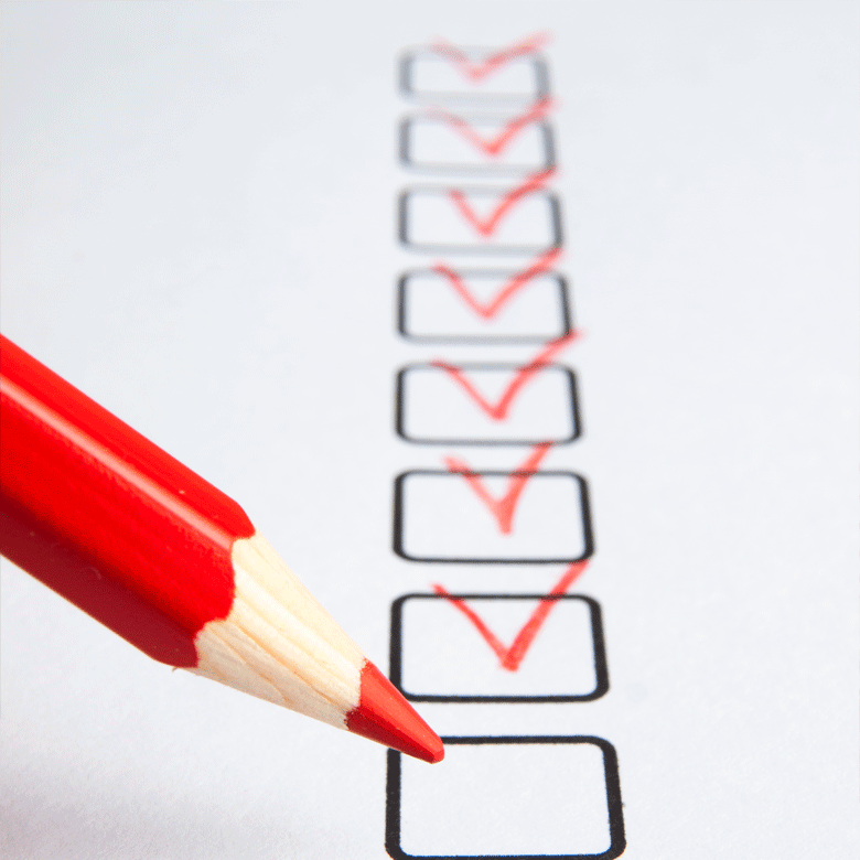 Work Checklist
